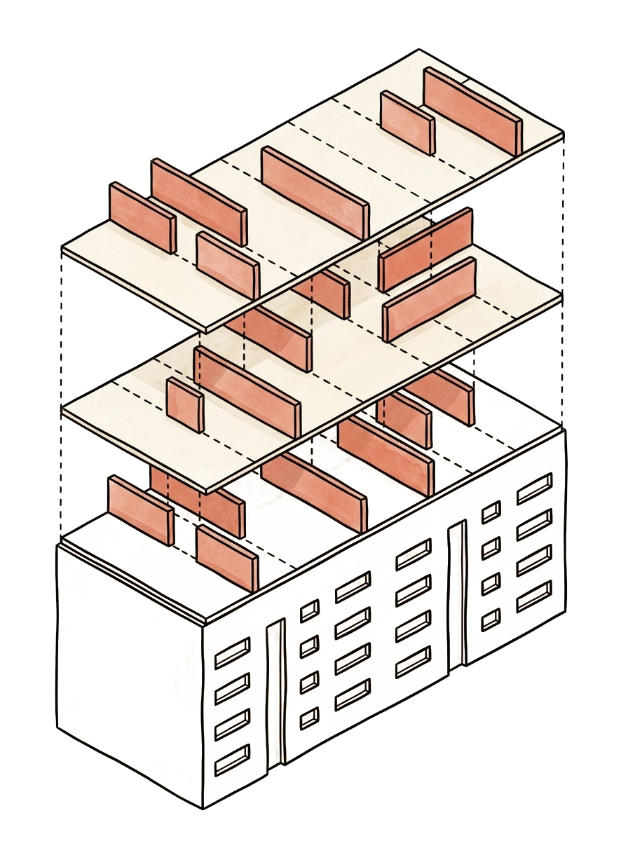 Coordinated walls — openings feasible